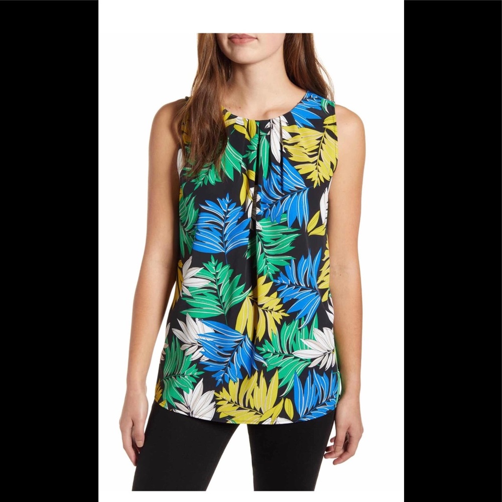 Love Apella black mustard palm tank top